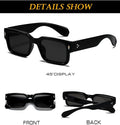 EYLRIM Square Frame Sunglasses for Women Men Chunky Rectangle Sun Glasses